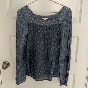 Lauren Conrad long sleeve blouse